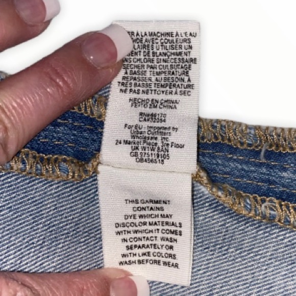 FREE PEOPLE Modern Femme Denim Mini Skirt Size 0 - Picture 5 of 10